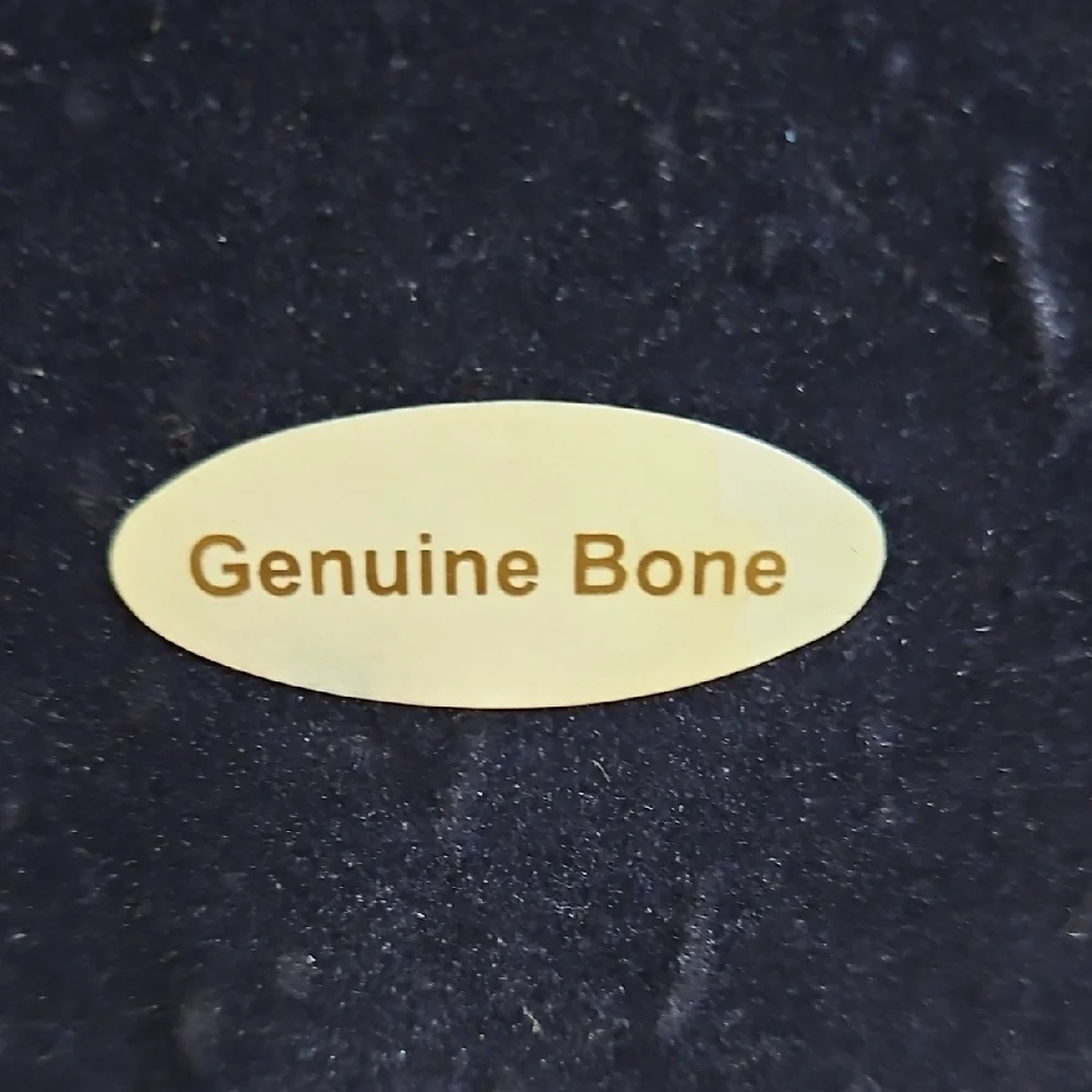 Vintage Genuine Bone Inlay Square Keepsake Box/Wooden Jewelry Trinket Box